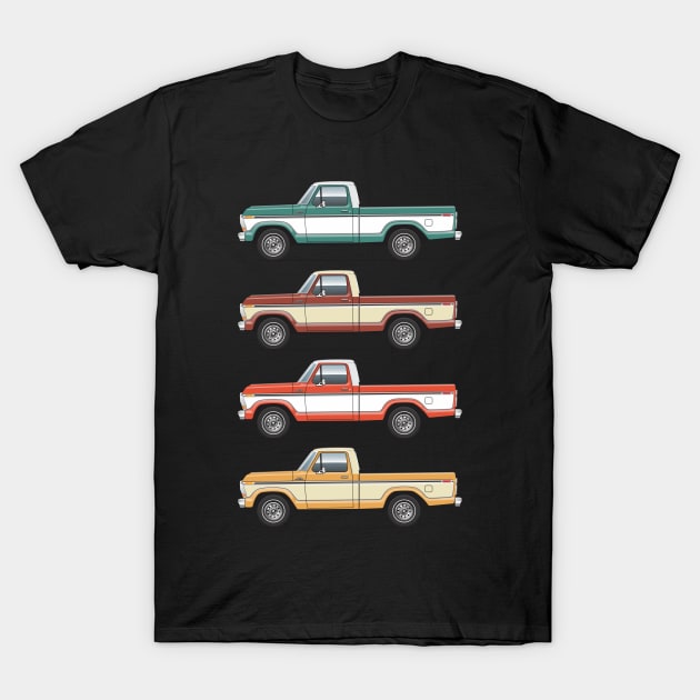 Pickup Trucks T-Shirt by JRCustoms44